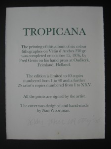 Tropicana Cover Piece. 
